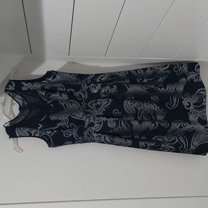 Blue and Silver Woman's formal dress -Size 10